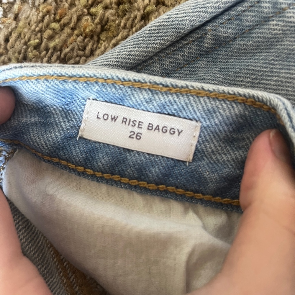 PacSun Low Rise Baggy Jeans - Light Blue